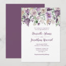 Search for lavender bouquet wedding invitations Elegant