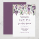 Search for lavender bouquet wedding invitations Elegant