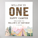 Recherche de camp sign posters Un campeur heureux