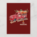 Search for truck postcards Happy thanksgiving