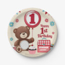 Search for teddy bear picnic plates Birthday