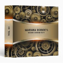 Search for steampunk binders Metallic