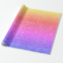 Search for rainbow glitter wrapping paper Sparkling