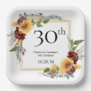 Search for sunflower paper plates Wildflowers