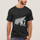 Recherche de fougère argentée tshirts Symbole national