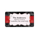 Search for black red return address labels Trendy
