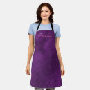 Search for velvet aprons Purple