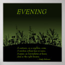 Search for evening posters Poem