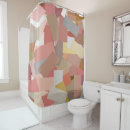 Search for coral and gray shower curtains Pink