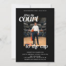 Search for black capped invitations Black and white