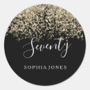 Search for gold and black confetti stickers Script