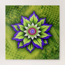 Recherche de stylisé puzzles Vert
