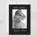 Search for black baby shower invitations Modern