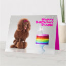 Search for poodle birthday cards Pink