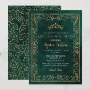 Search for holiday sweet 16 invitations Gold