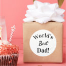 Search for worlds best dad stickers Simple