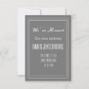 Search for weve moved moving announcement cards Minimalist