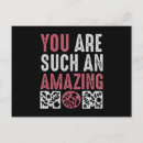 Search for you are amazing postcards Funny