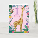 Search for jungle safari birthday cards Floral