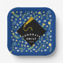 Search for floral graduation plates Blue