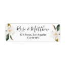 Search for magnolia wedding return address labels Modern
