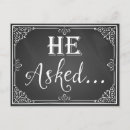 Search for engagement wedding announcement cards She said yes