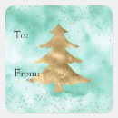 Search for mint green and gold stickers Watercolor