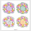 Recherche de fleurs pâques autocollants Aquarelle