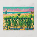 Recherche de alien vert cartes postales Aliens