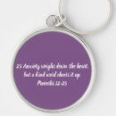 Search for kind words keychains Bible verse