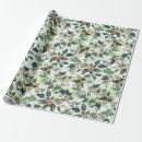 Search for holly and berries wrapping paper Poinsettia