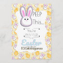 Search for peeps invitations Easter egg hunt