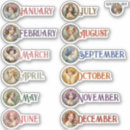 Search for monthly stickers Planning
