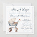 Search for carriage baby boy shower invitations Watercolor