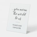 Recherche de guest book sign posters Calligraphie