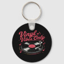 Search for record player keychains Music