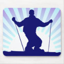 Recherche de ski alpin tapis souris Skieur