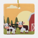 Search for cattle ornaments Red barn