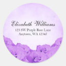 Search for purple roses stickers Rustic