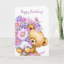 Search for flower birthday cards Cute