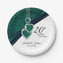 Search for 20th anniversary plates Elegant