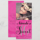 Search for pink and silver sweet 16 invitations Birthday