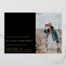 Search for black cap and gown graduation invitations College