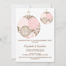 Search for flower engagement party invitations Pretty