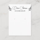 Search for leaf chubby business cards Jewellery designer