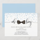 Recherche de bow baby boy shower invitations Minimaliste