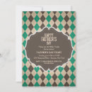 Search for argyle cards invites Happy father's day