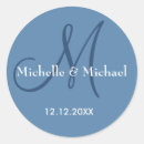 Search for dusty blue wedding stickers Trendy