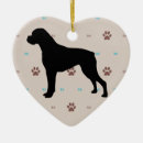 Search for white boxer ornaments Black and white