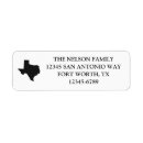 Search for texas return address labels Simple